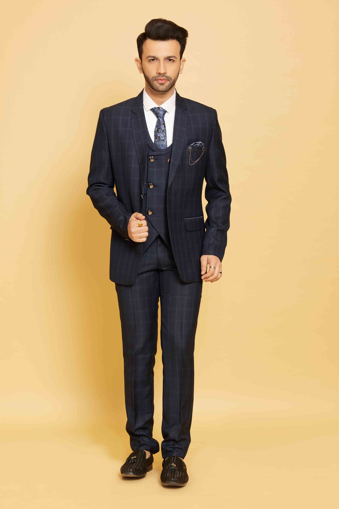 Tuxedo Rental Men's Wearhouse Tweed Suit Men's Wearhouse Blue