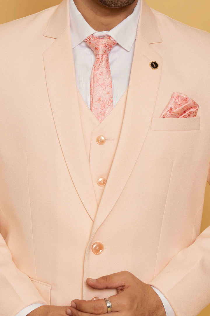 Uncommon Peach Blazer Set